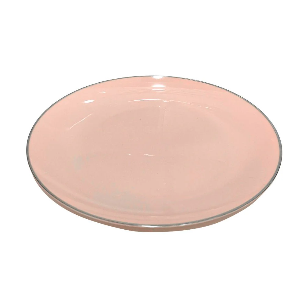 Plato Llano / Elegance Party / 10.25" / Blush & Silver / 10 Piezas - Image 4