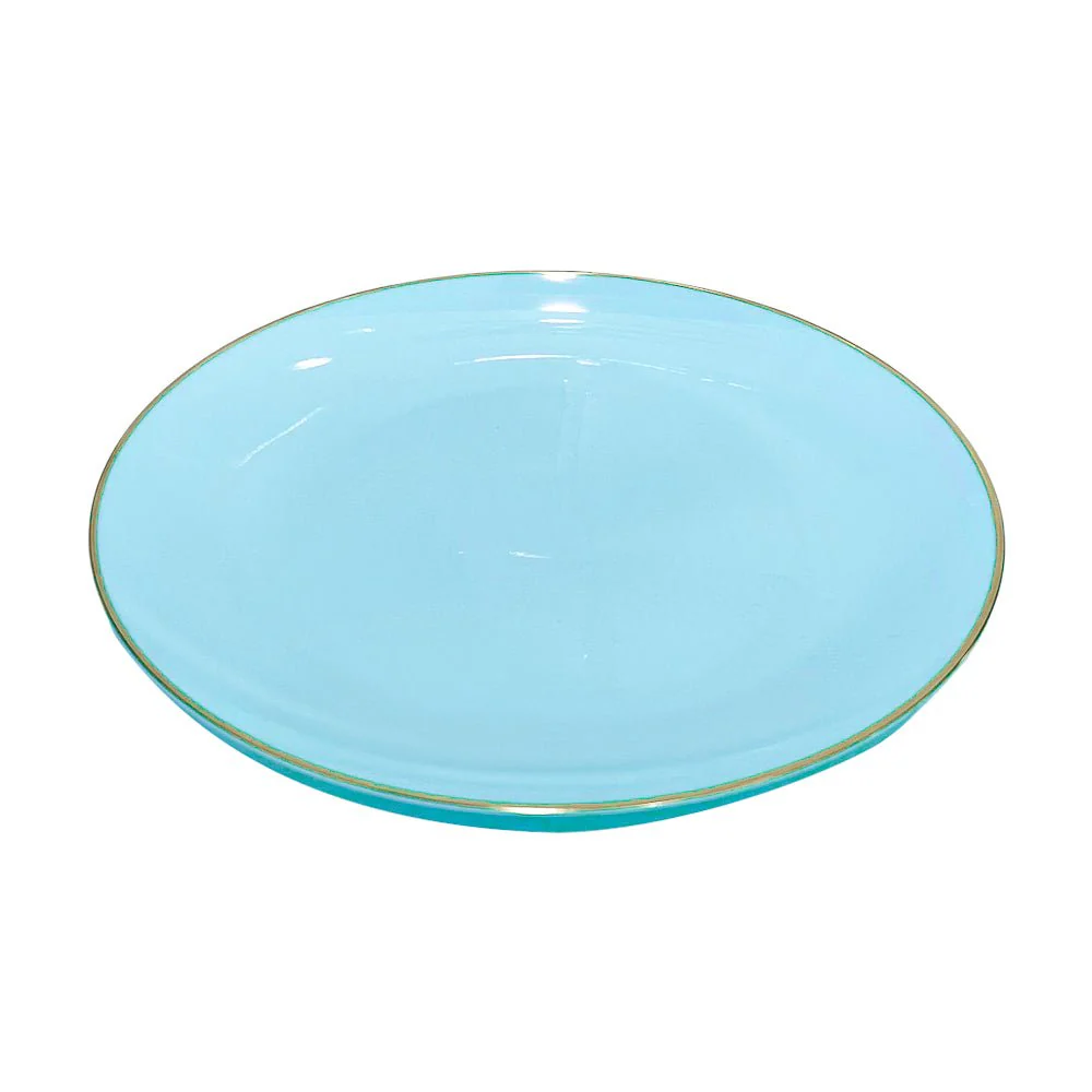 Plato Llano / Elegance Party / 10.25" / Mint & Gold / 10 Piezas - Image 5