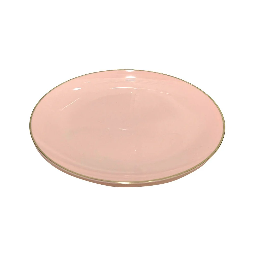 Plato Llano / Elegance Party / 7.5" / Blush & Gold / 10 Piezas - Image 4