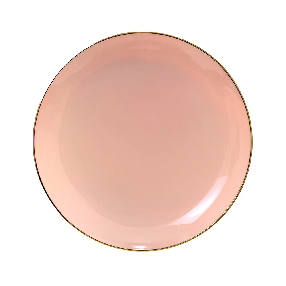 Plato Llano / Elegance Party / 7.5" / Blush & Gold / 10 Piezas - Image 5