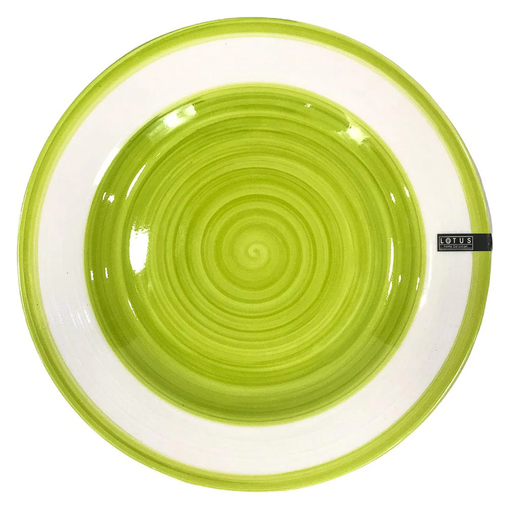 Plato Llano Lotus de Cerámica 10''