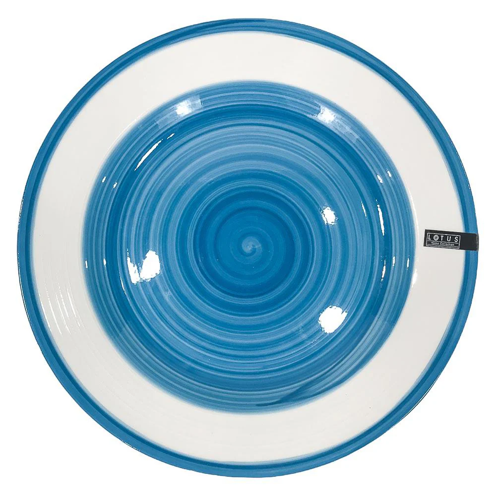 Plato Llano Lotus de Cerámica 10''