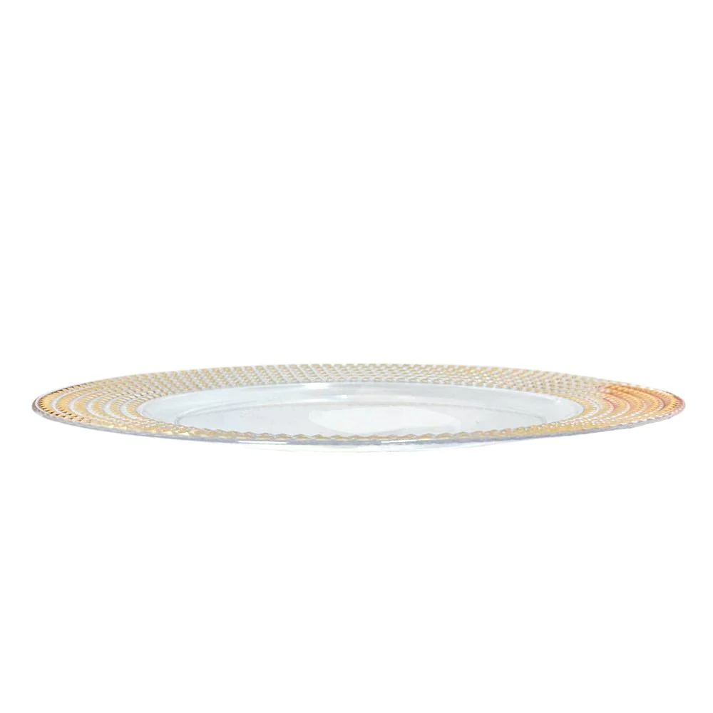 Plato Llano Plástico Koopman / 33 cm / Transparente / Surtido - Image 5