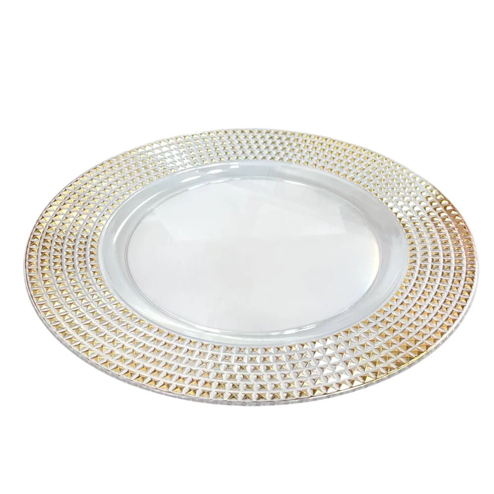 Plato Llano Plástico Koopman / 33 cm / Transparente / Surtido - Image 6