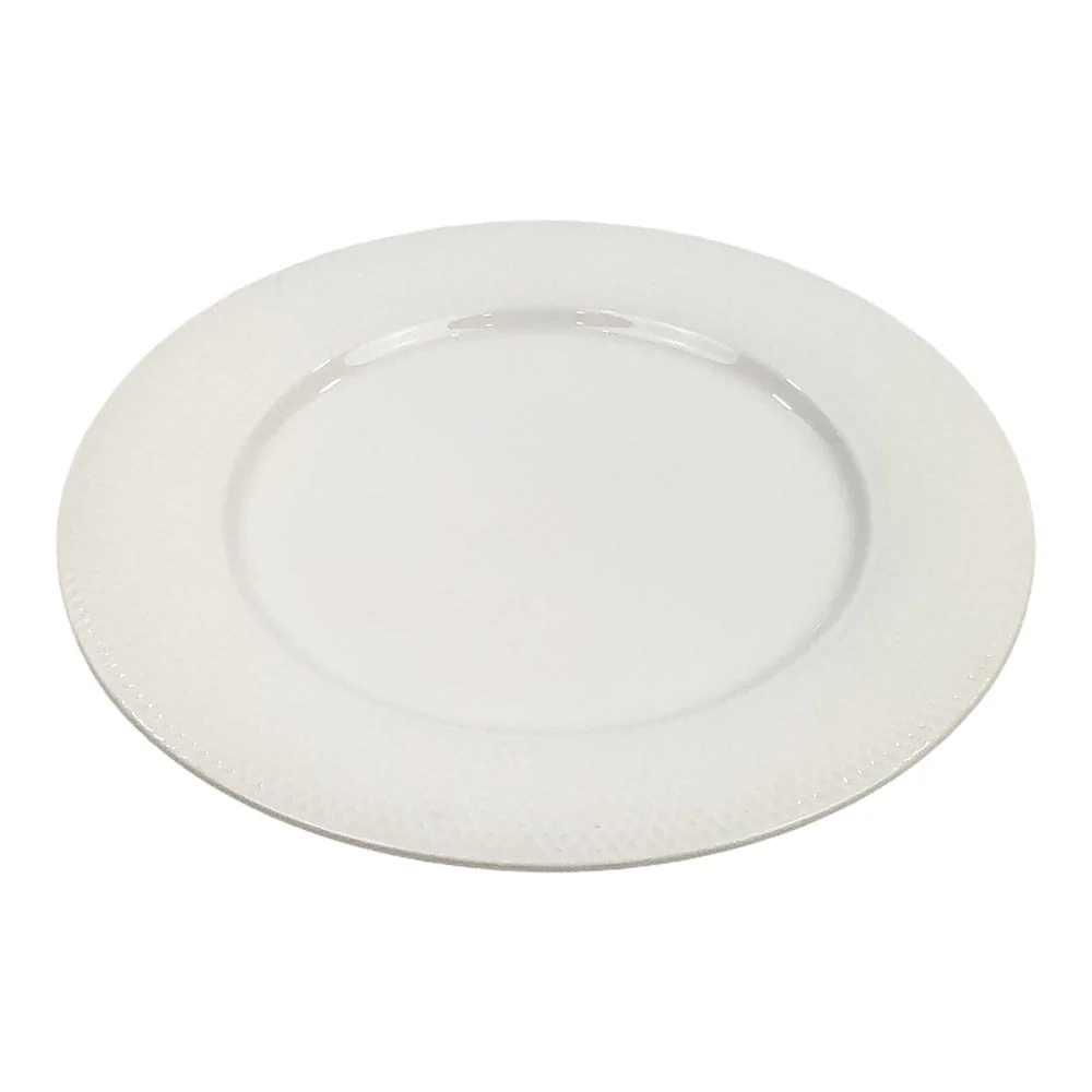 Plato LLano Soho de Ceramica 8.5" - Blanco