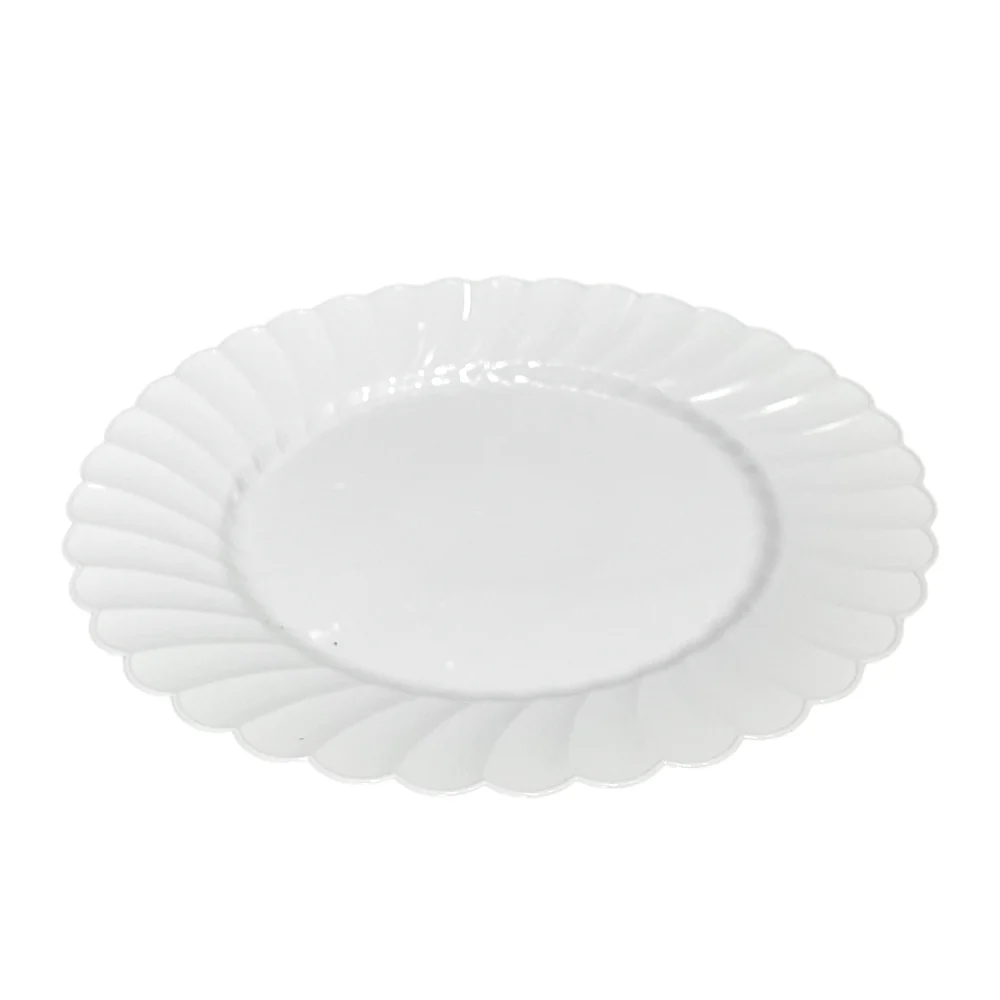 Platos Llanos 10.2" Lillian / Plástico / Set 10 Piezas / Blanco - Image 3
