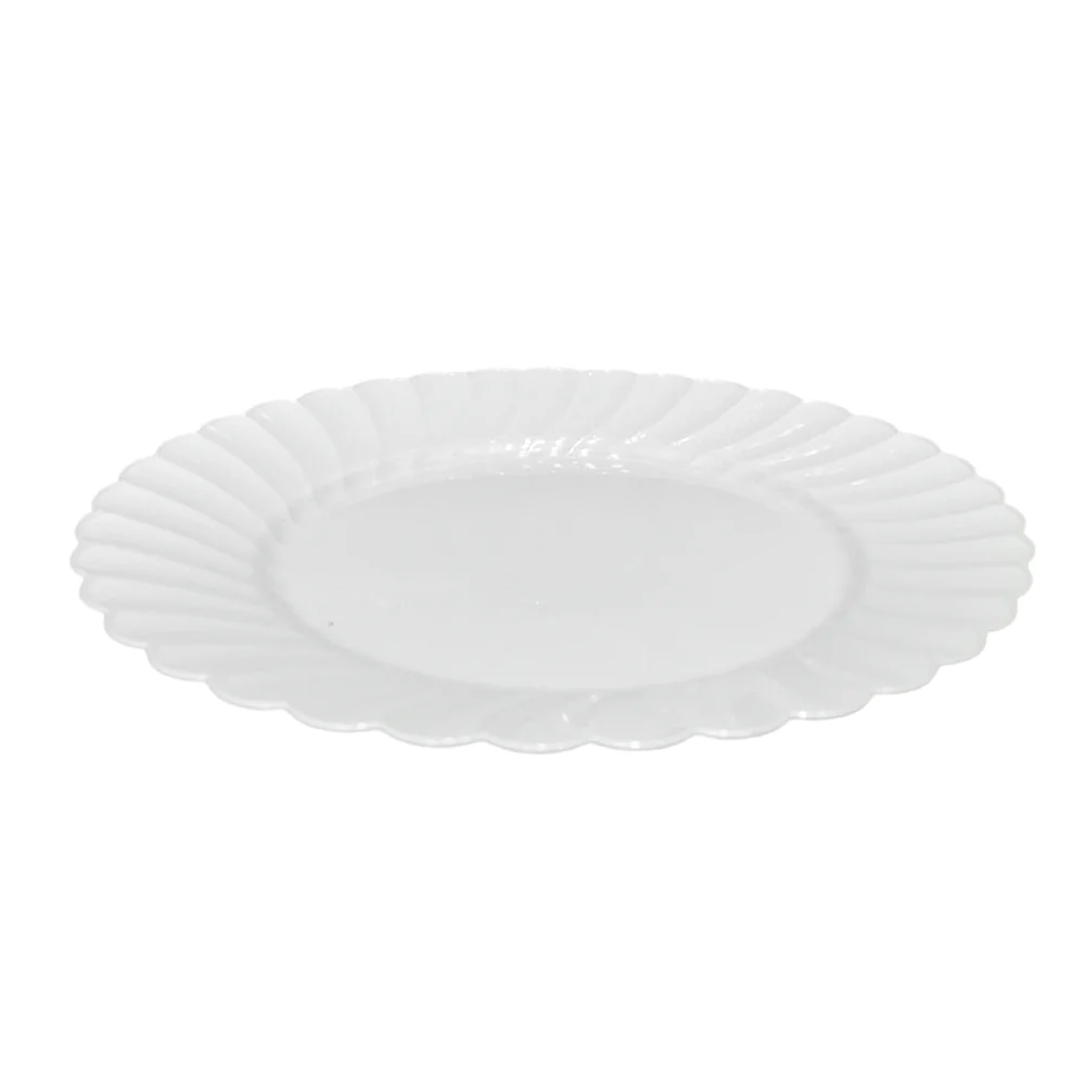 Platos Llanos 10.2" Lillian / Plástico / Set 10 Piezas / Blanco - Image 4