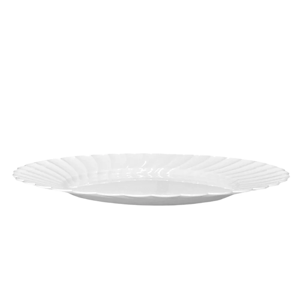 Platos Llanos 10.2" Lillian / Plástico / Set 10 Piezas / Blanco - Image 5