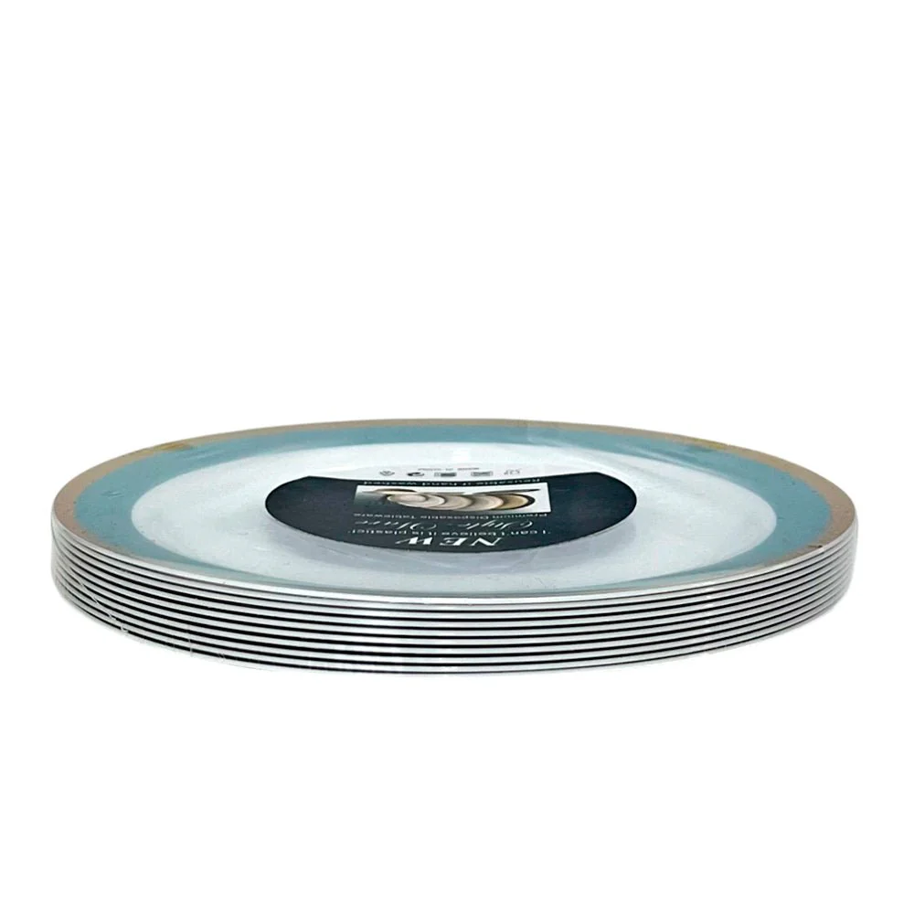 Platos Plástico de 7" Home Elegance / 10 Piezas / Celeste - Image 4