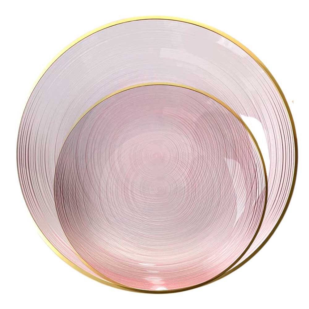 Platos Reutilizables Lillian / 32 Piezas / Rose-Gold - Image 2
