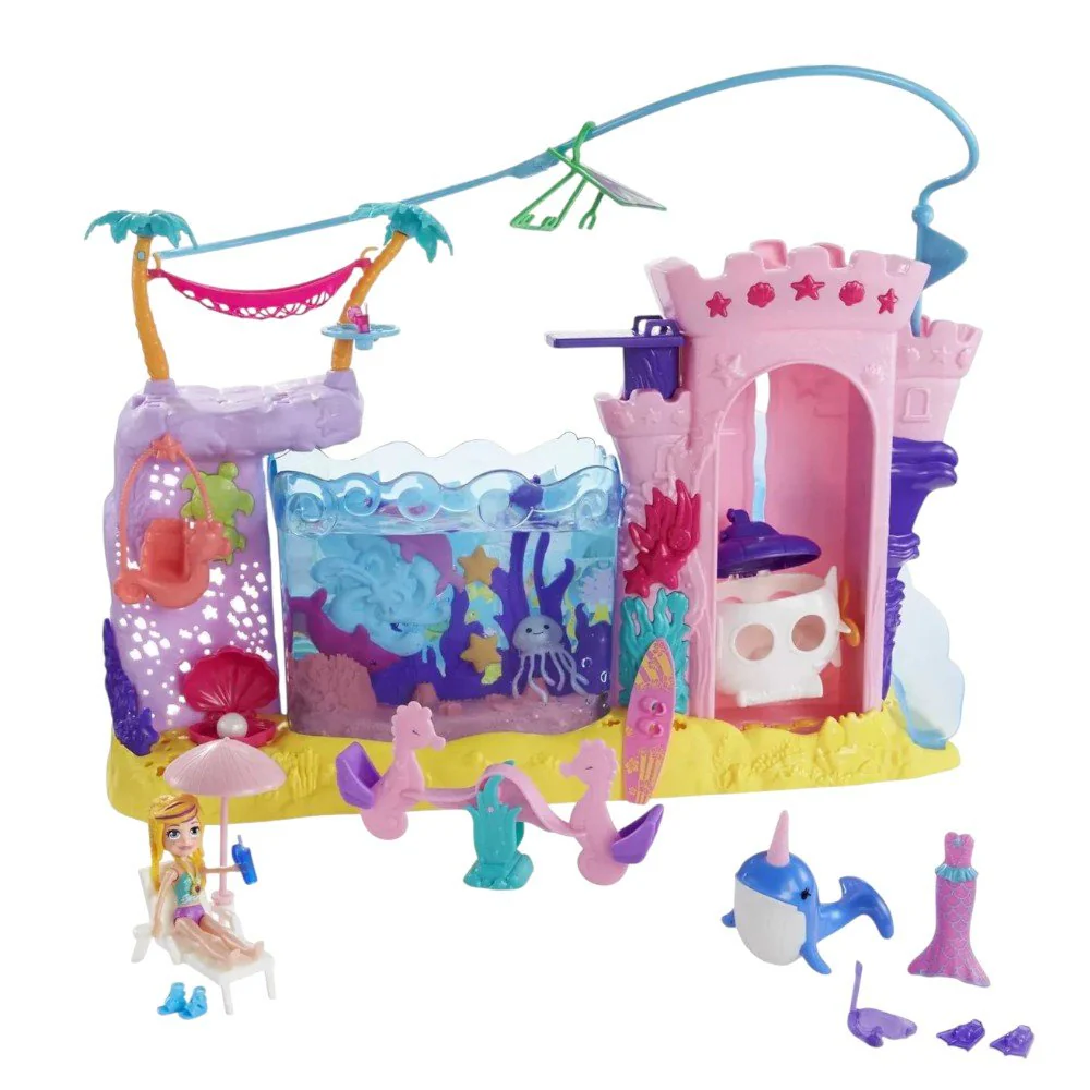 Polly Pocket Mega Aventura de Sirenas / Mattel