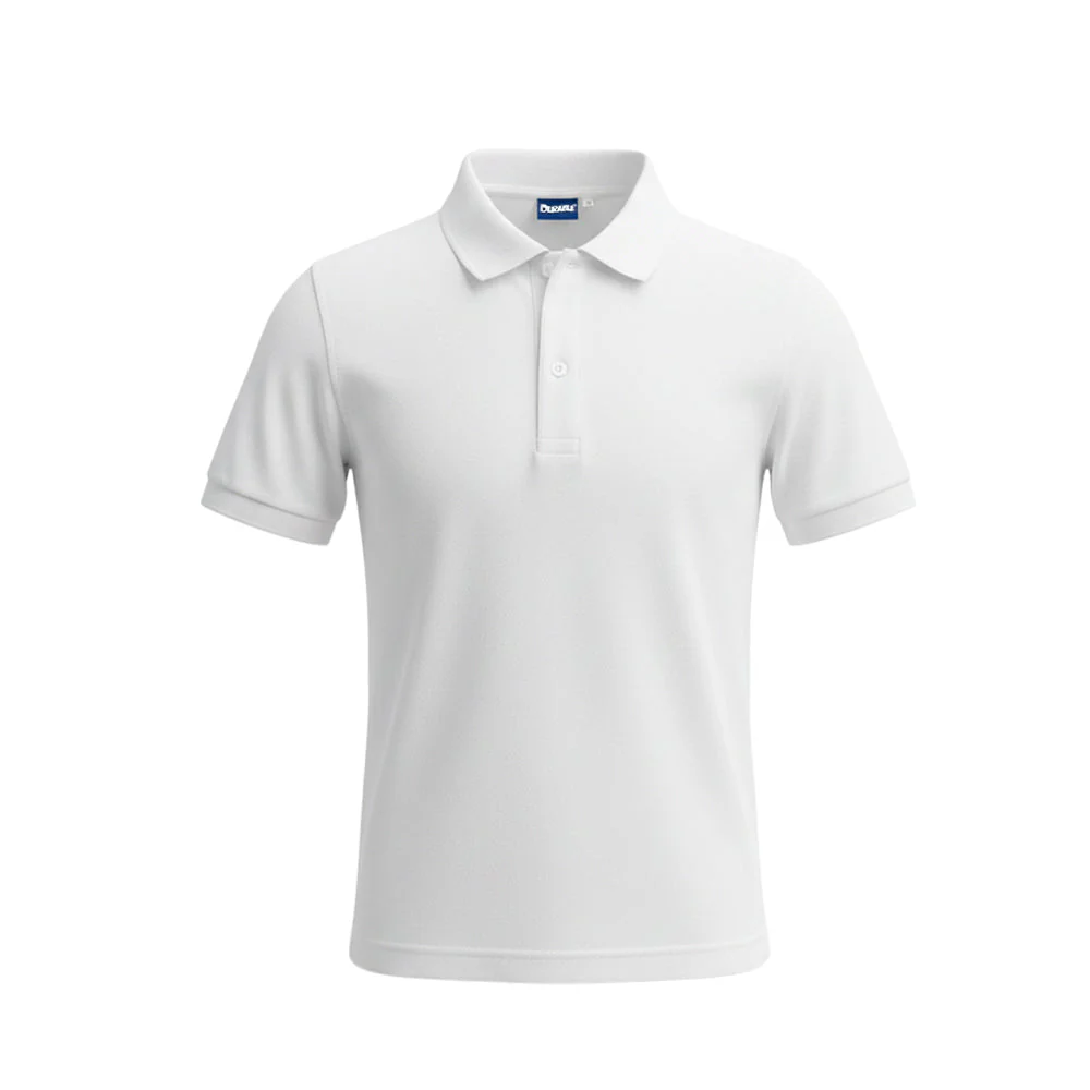 Polo Escolar Durable - Blanco / T-12