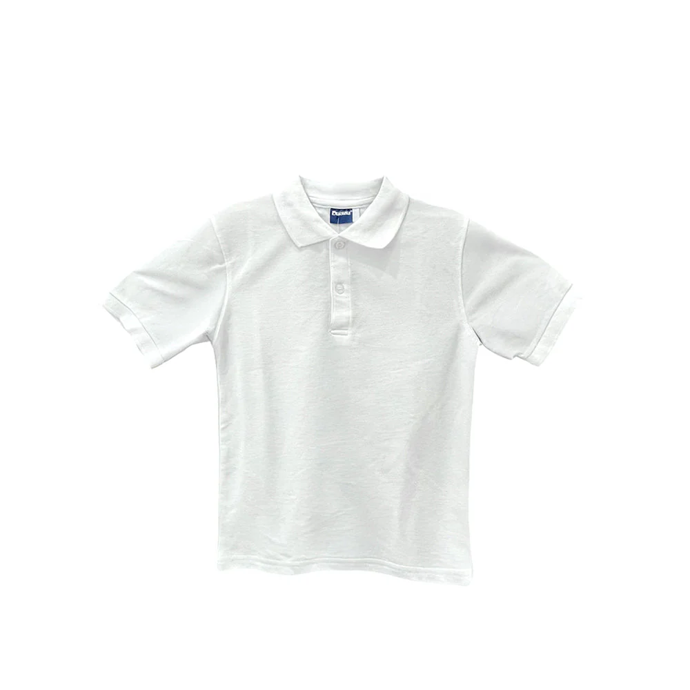Polo Escolar Durable - Blanco / T-2 - Image 2