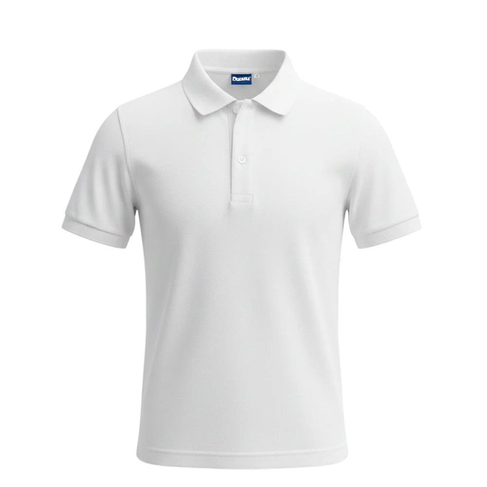 Polo Escolar Durable - Blanco / T-20