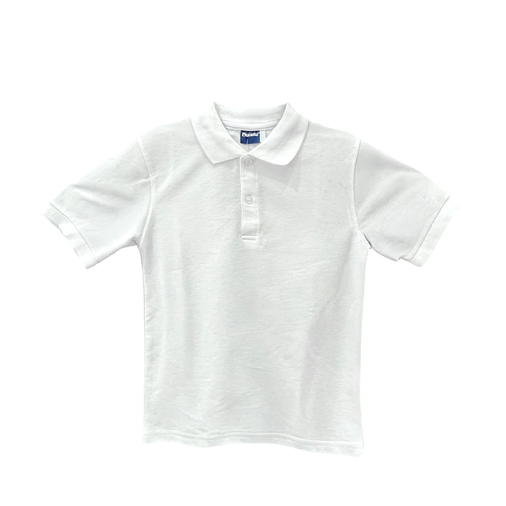 Polo Escolar Durable - Blanco / T-8 - Image 2