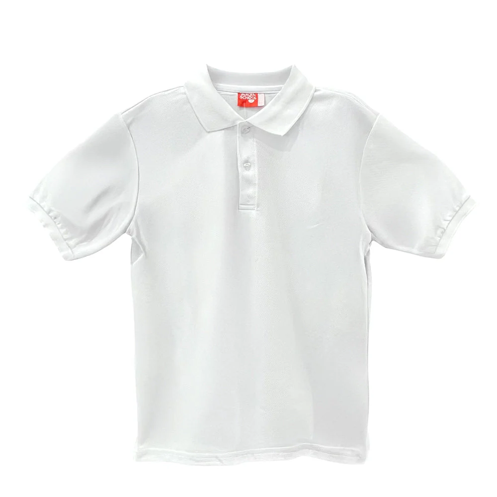 Polo Escolar Imagen School Blanco / Dry Fit / T-20 - Image 2