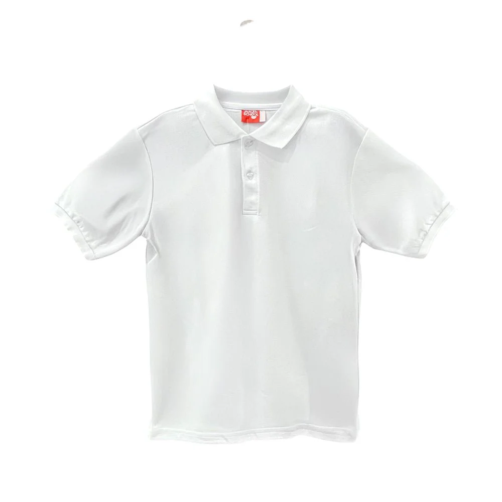 Polo Escolar Imagen School Blanco / Dry Fit / T-8 - Image 2