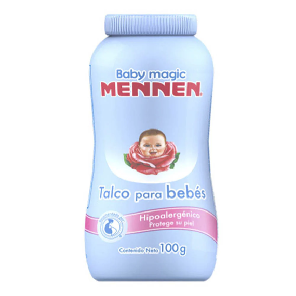 Polvo Mennen Baby Magic Azul 100 G