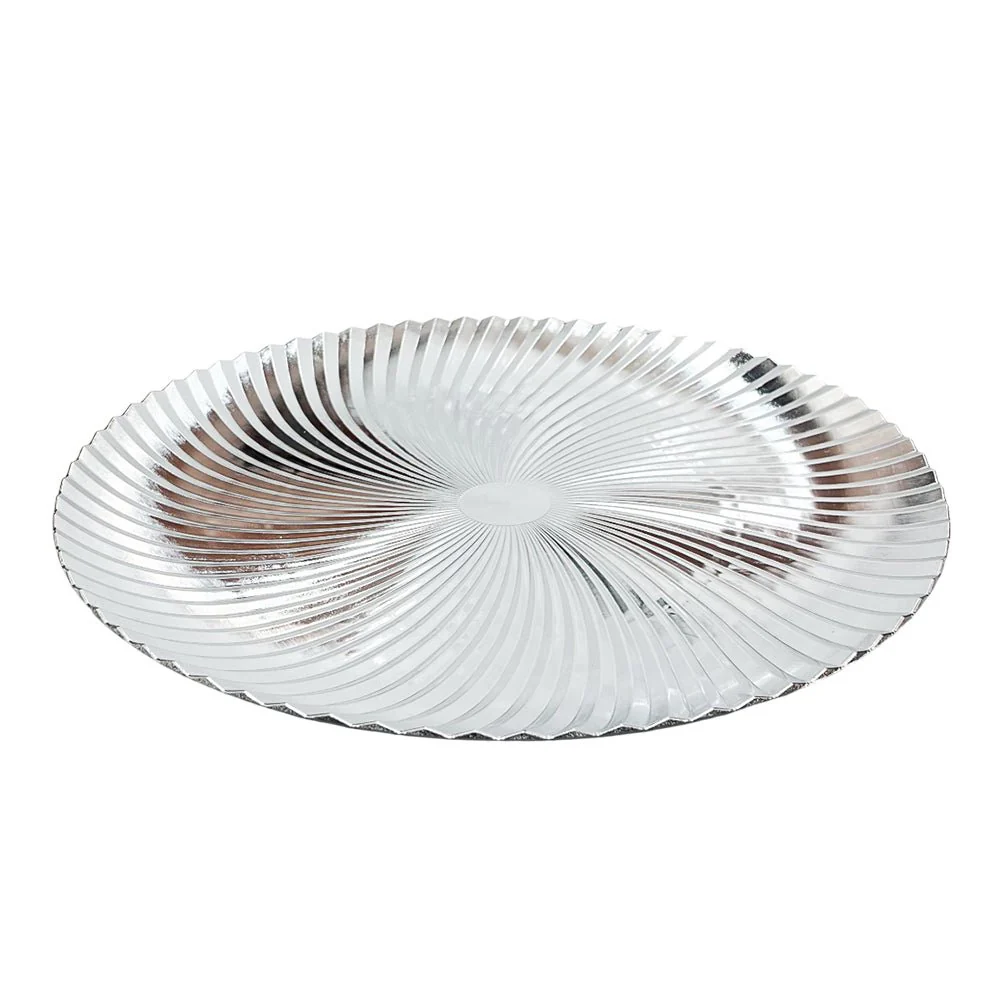 Porta Plato Navideño Decorativo / Silver 33 cm / Miro Christmas