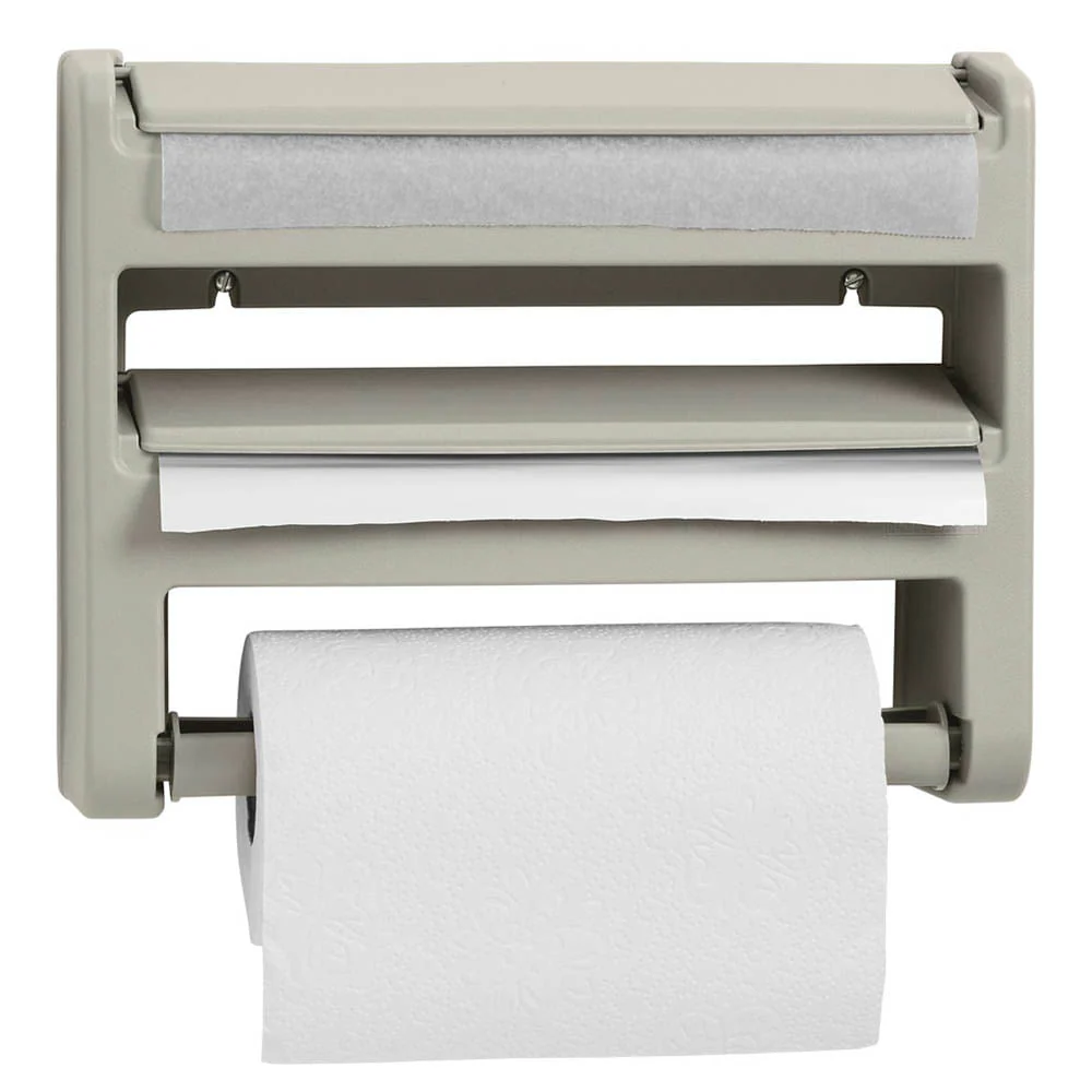 Portarrollo Triple De Cocina Rimax De Plástico