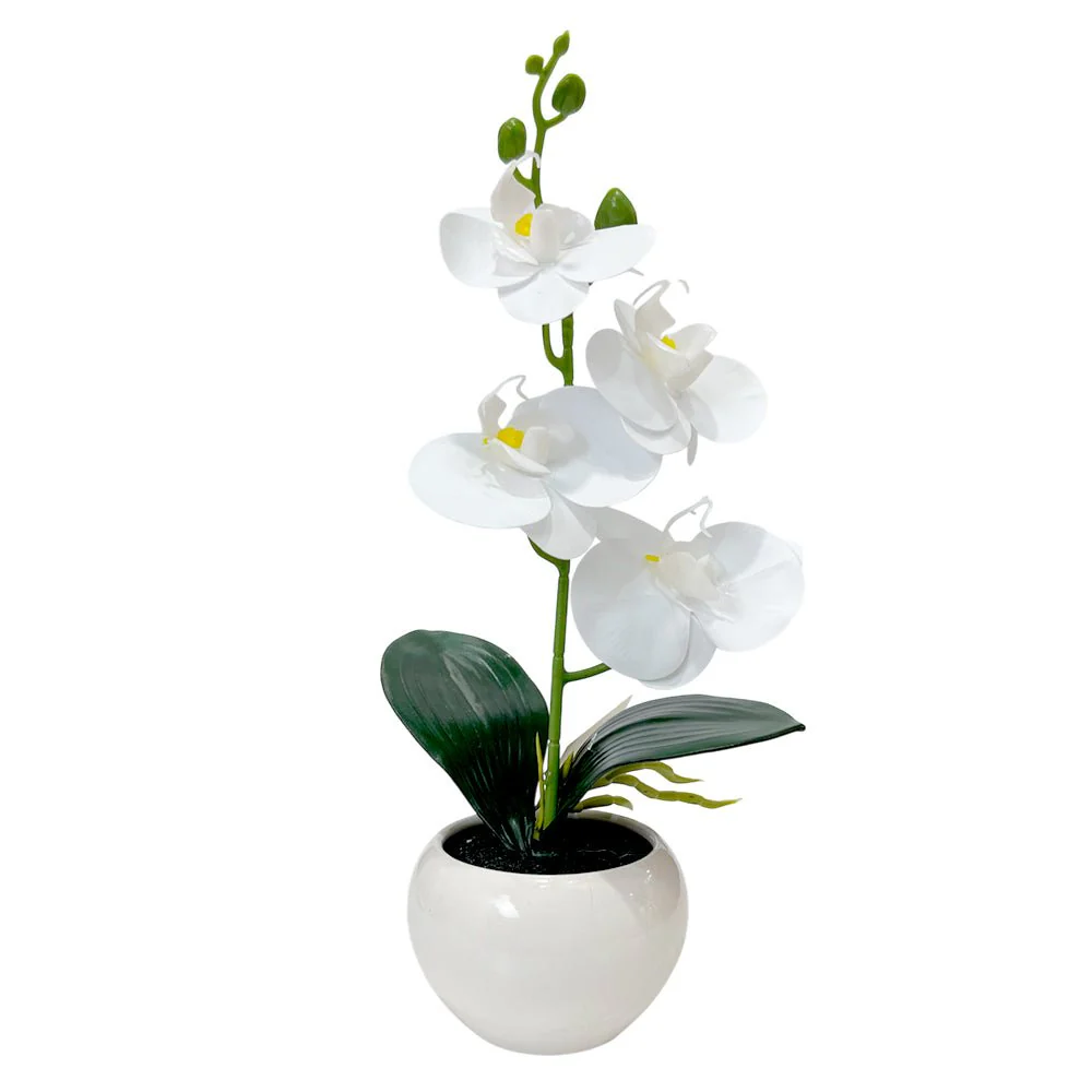 Pote Decorativo Con Orquidea Home Elegance 30 cm - Surtido - Image 2