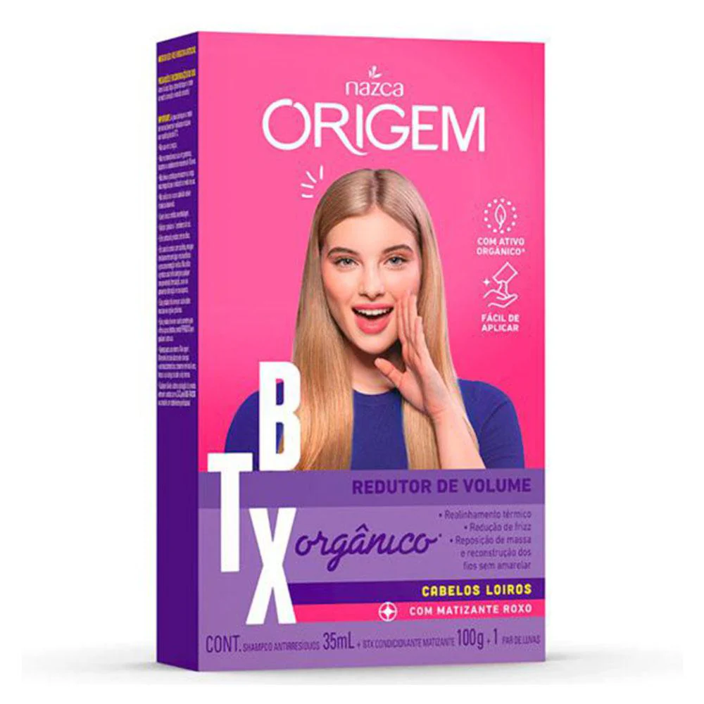Reductor de Volumen BTX Nazca Origem Cabello Rubio