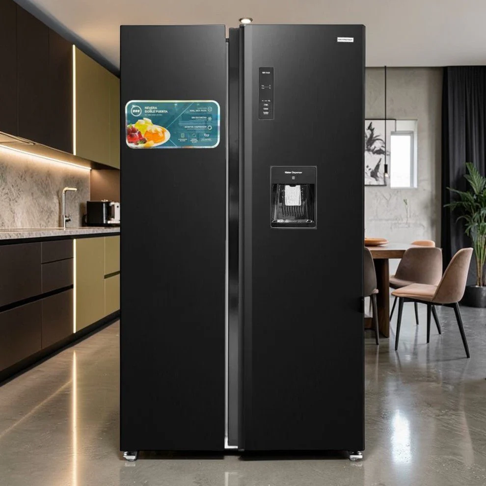 Refrigerador Premier 18.5 Pies Cúbicos Side by Side / No Frost / Acero Inoxidable Negro