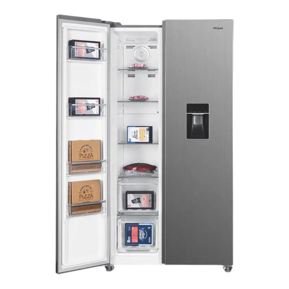 Refrigerador Whirlpool 18 Pies Cúbicos / Side By Side / Inverter / Con Dispensador de Agua - Image 4