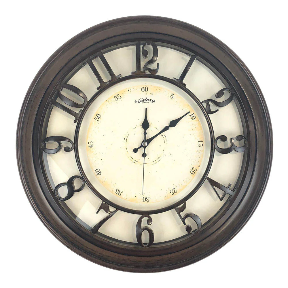 Reloj Decorativo Homestar de Pared - Chocolate oscuro