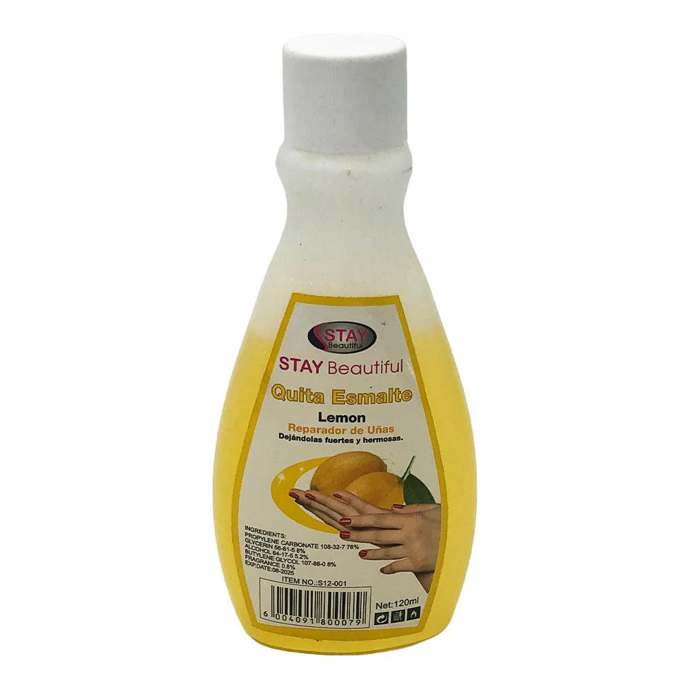 Removedor de Esmalte Stay Beautiful 120 ml - Surtido