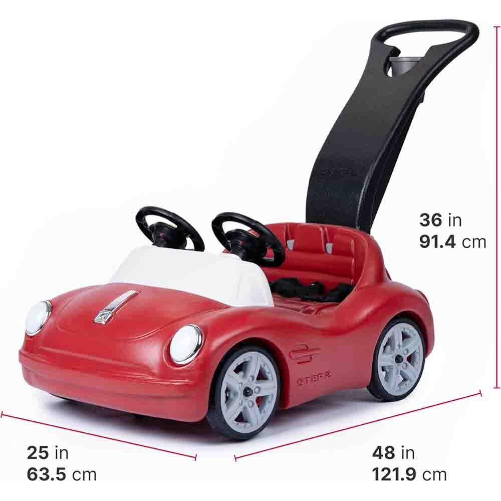 Ride-On Side by Push Around Roadster / Step 2 - Image 3