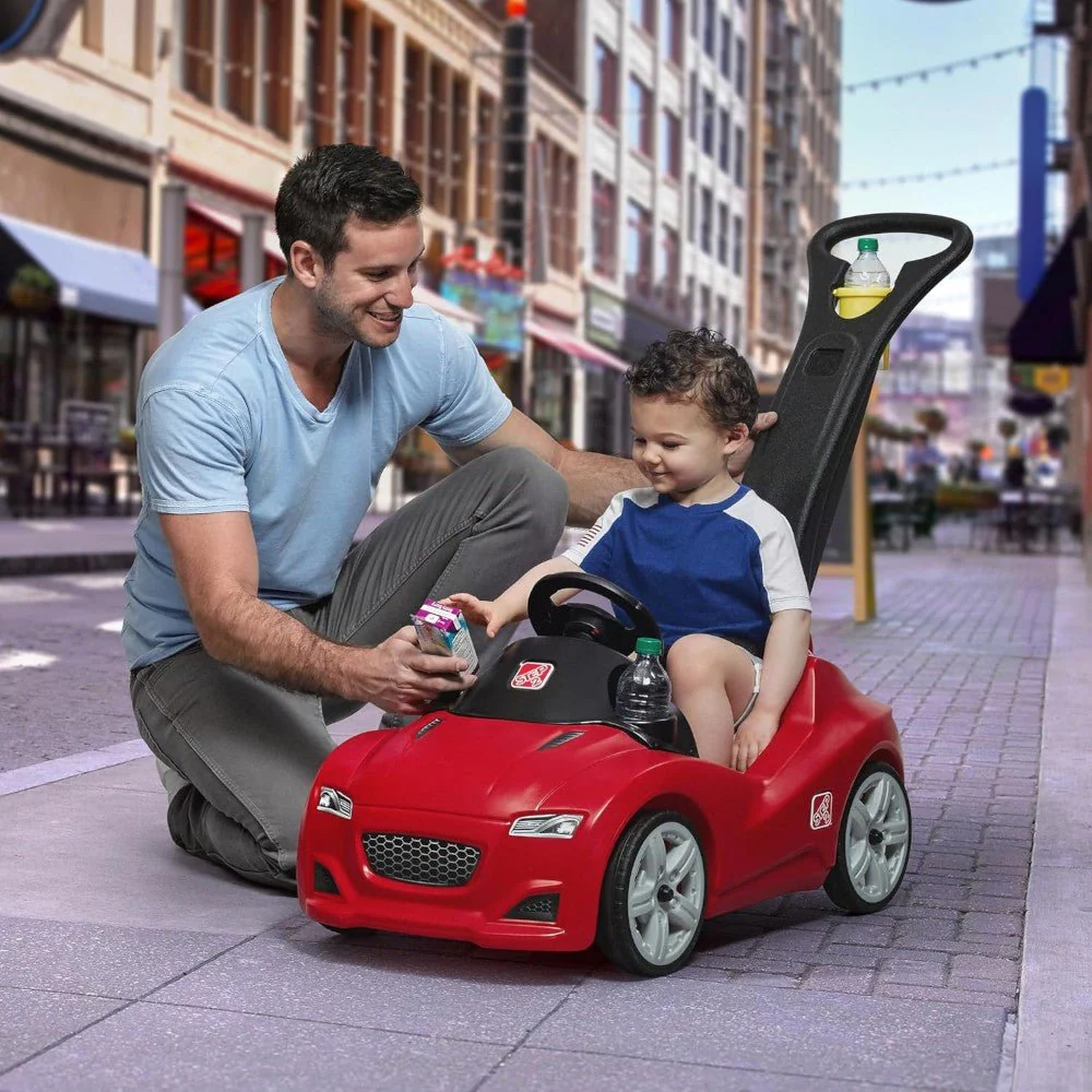 Ride-On Whisper Ride Cruiser / Auto de Empuje para Niños / Rojo - Image 4
