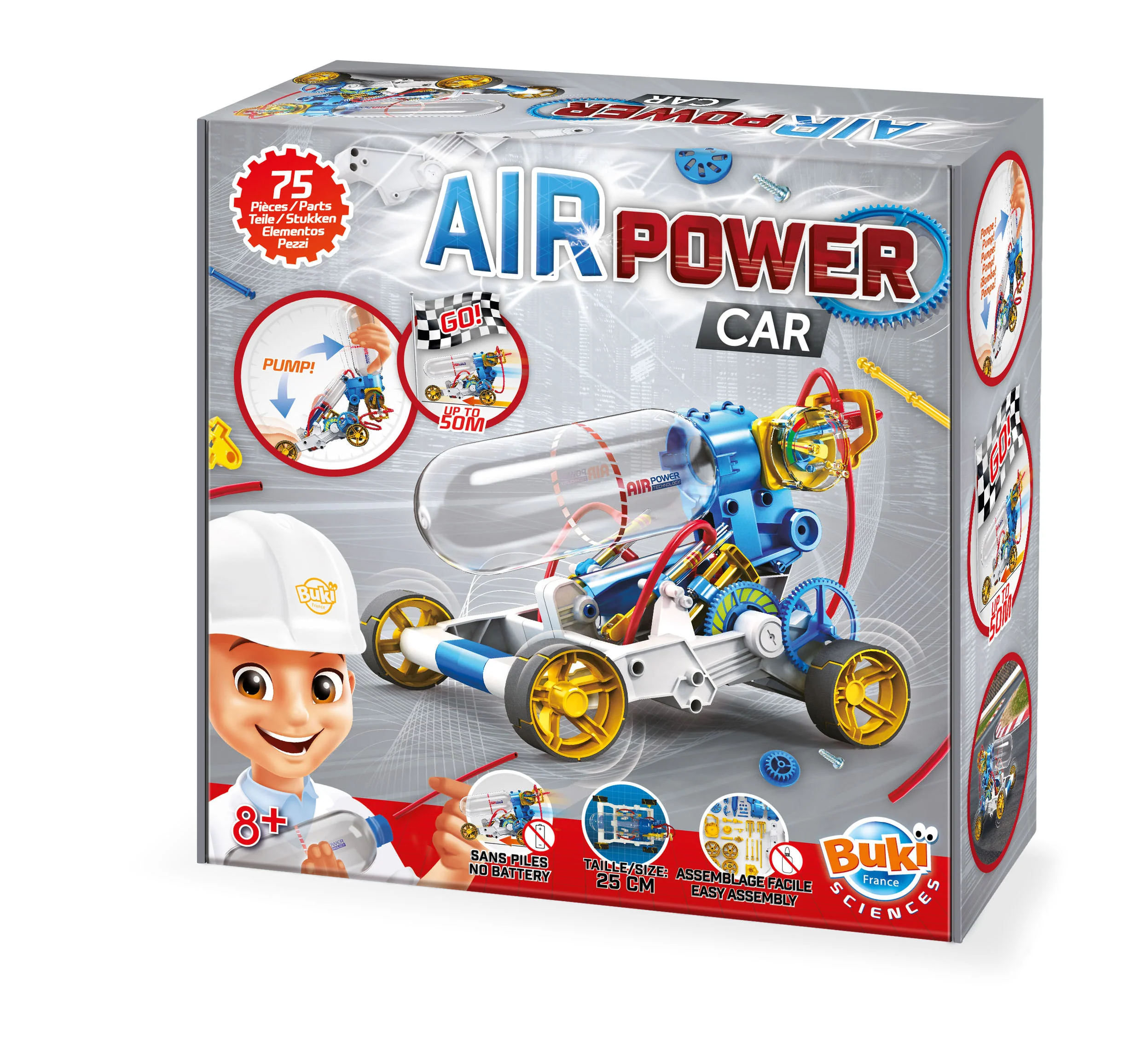 Robot Construye tu Auto Air Power Buki