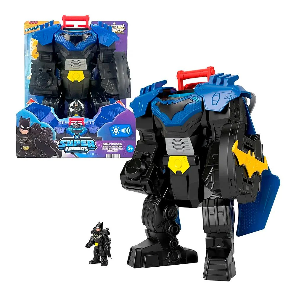 Robot Mecánica De Vuelo De Batman Super Friends