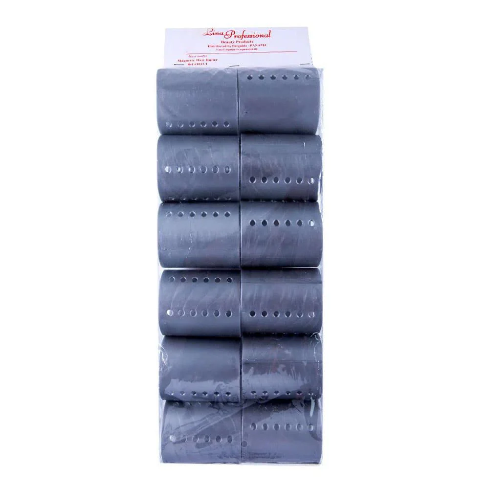 Rollos Magneticos Para Cabello Lina Profesional 12 Piezas