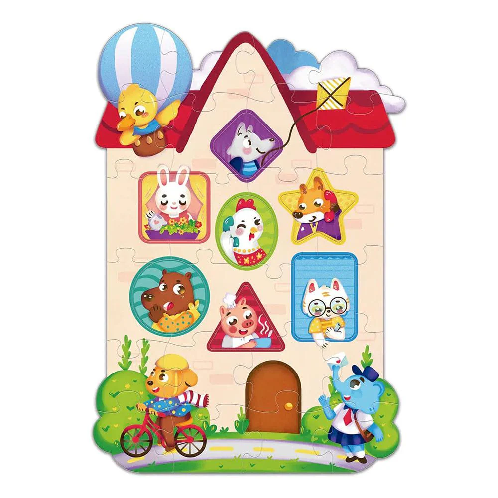 Rompecabezas Cuddly de Animales 30 Piezas