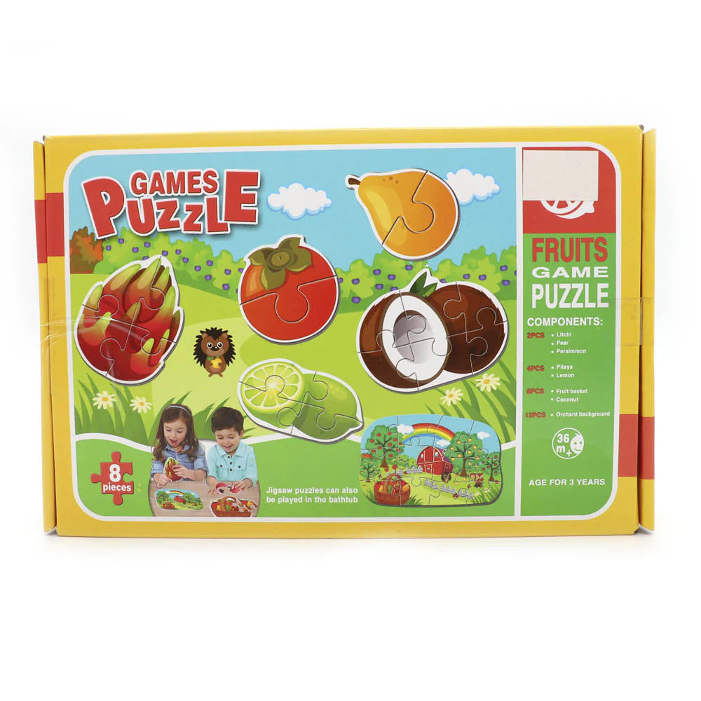 Rompecabezas Didáctico de frutas Star Toys