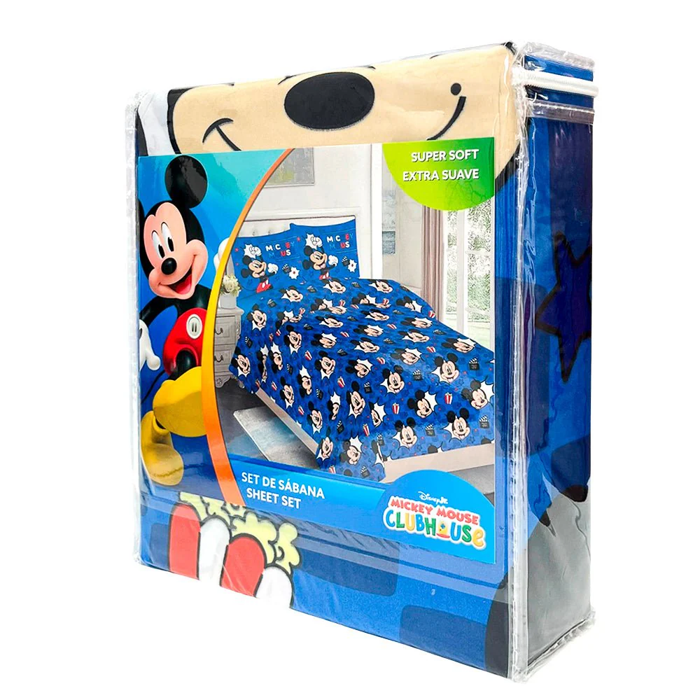 Sábana Full 4 Piezas Mickey Mouse Infantil - Image 3