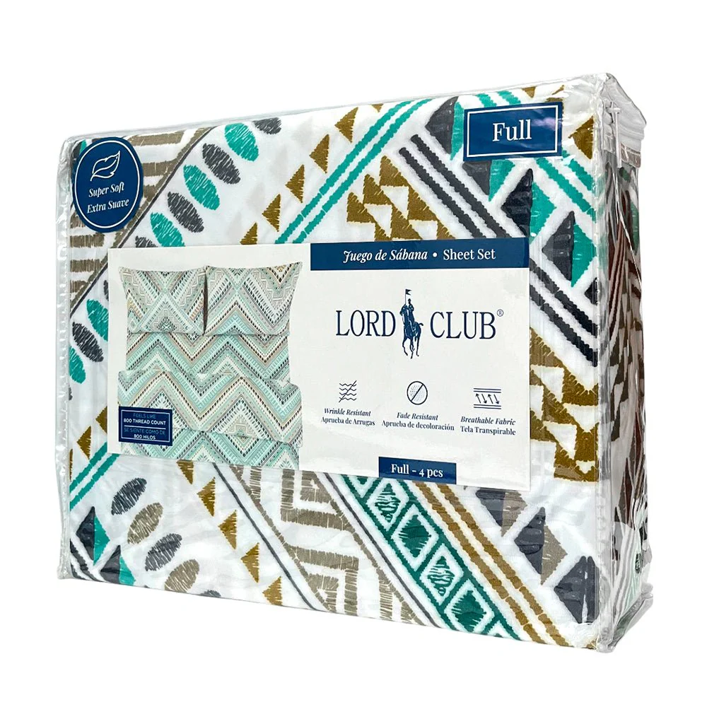 Sábana Full Estampada Lord Club 4 Piezas / Surtida - Image 3