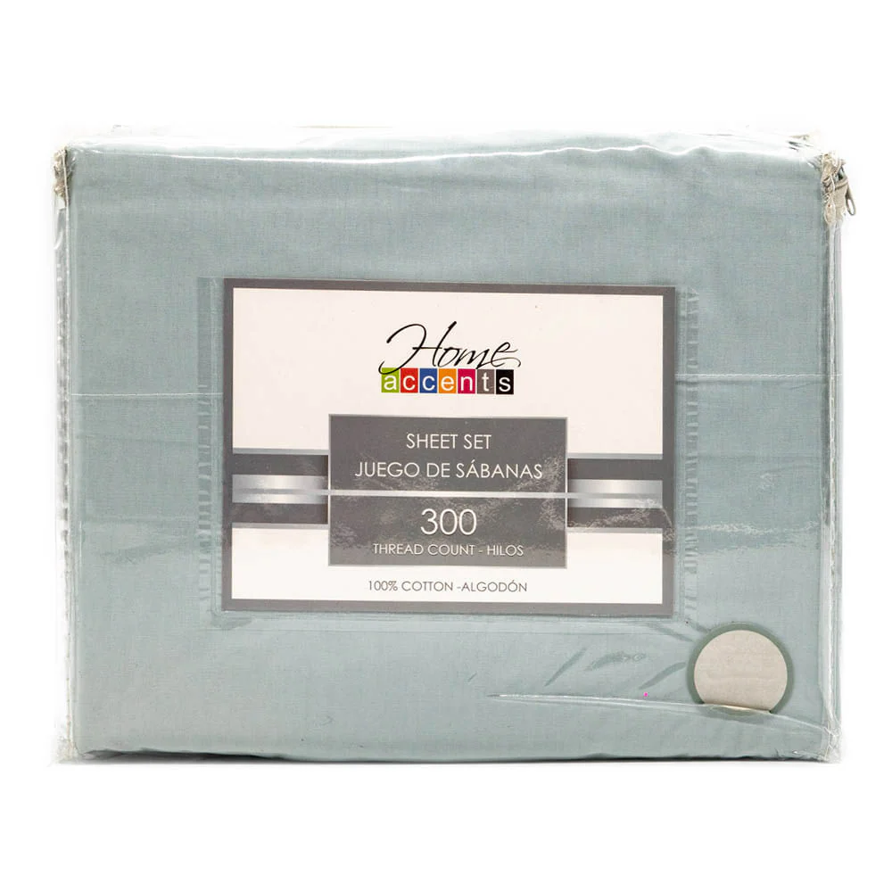 Sabana Home Accents 300 Hilos Set 3 Piezas - TWIN