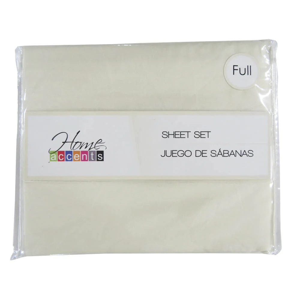 Sabana Home Accents Set de 4 Piezas - FULL