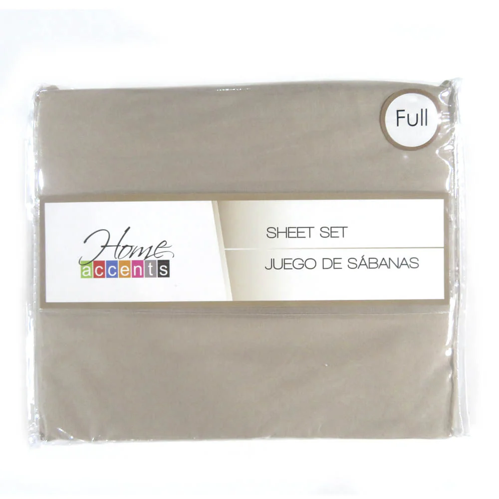 Sabana Home Accents Set de 4 Piezas - FULL
