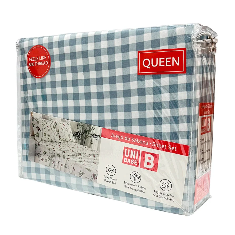 Sábana Queen Estampada Unibase / Set 4 Piezas / Surtida - Image 5