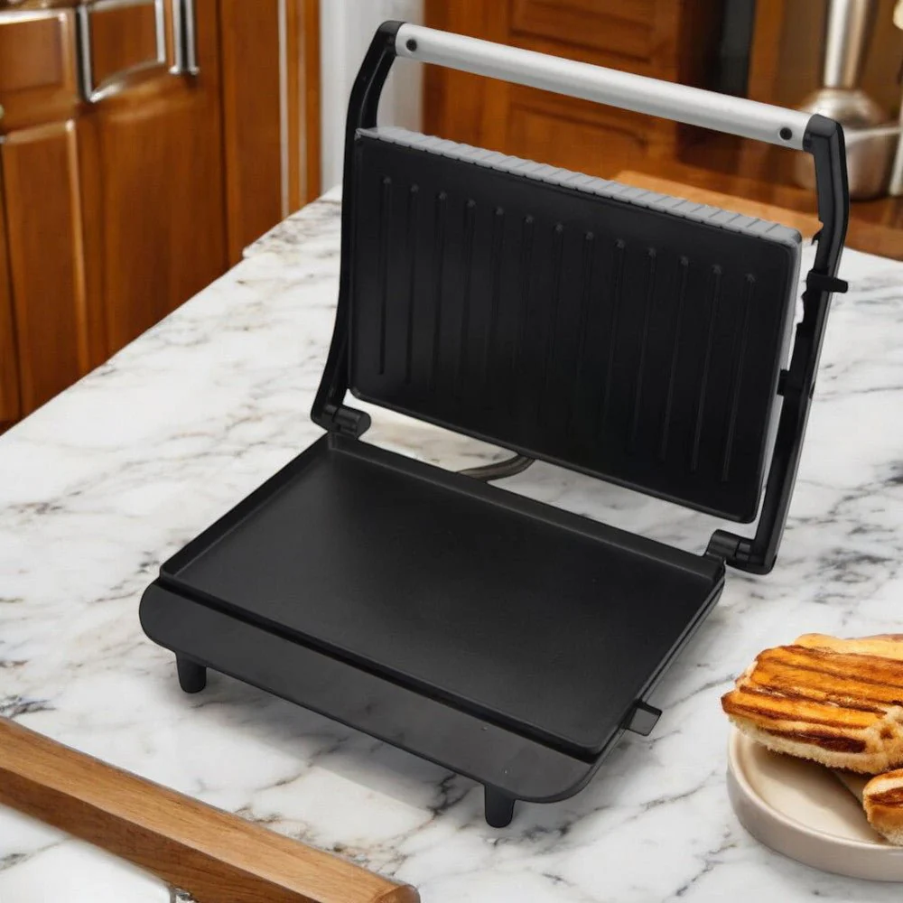 Sandwichera Panini Premier 2 Rebanadas / Antiadherente / Negra