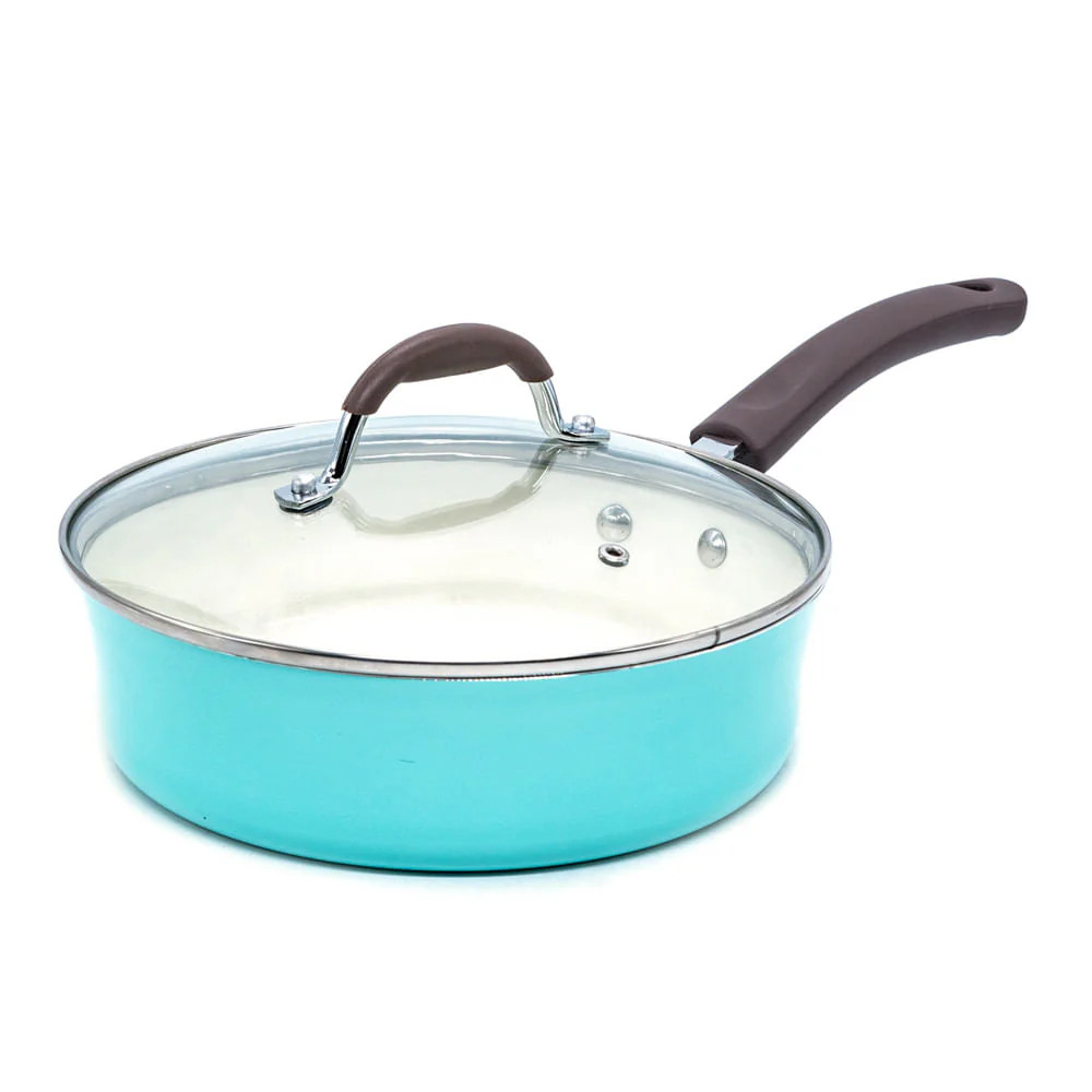 Sartén Antiadherente Oster Con Tapa de Vidrio 3.3 L