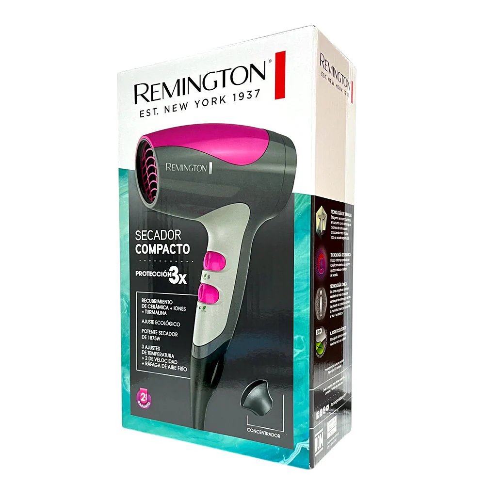 Secador de Cabello Remington Con Cerámica + Iones Y Turmalina / D5000 - Image 5