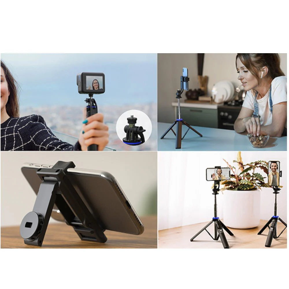 Selfie Stick Portátil Xtech Con Trípode / Disparador Inalámbrico - Image 4