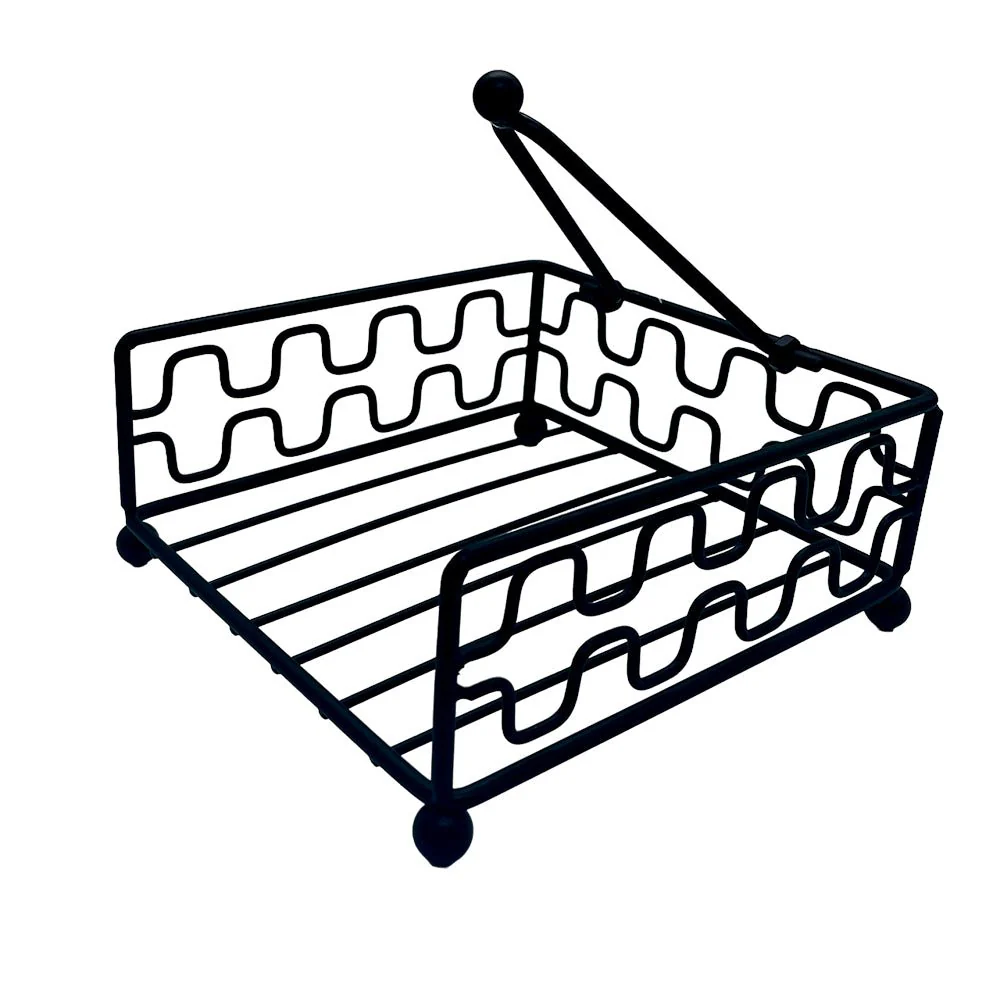 Servilletero De Metal Negro Home Elegance - Image 3