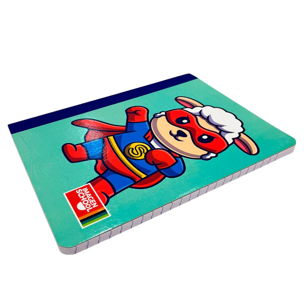 Set de 3 Cuaderno Cosido Pequeño Imagen School / 200 Páginas / Raya Ancha / Boys - Image 4