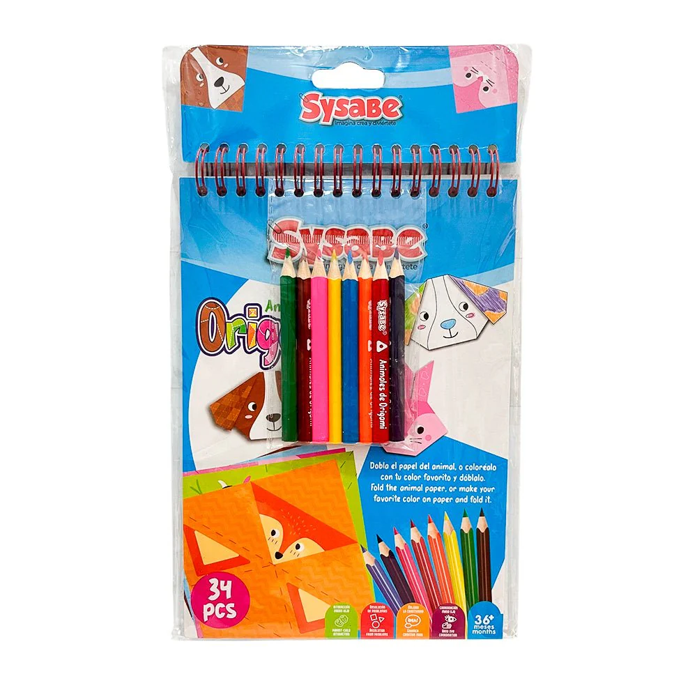 Set de Actividades Sysabe / Colorear y Origami